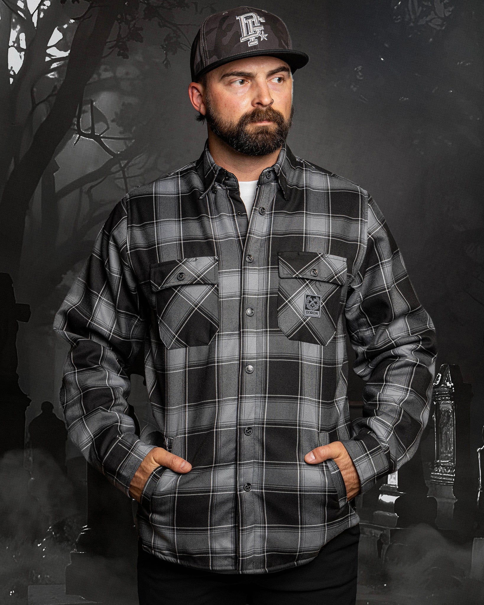 Dixxon Graveyard Sherpa Flannel Jacket: Shop Now