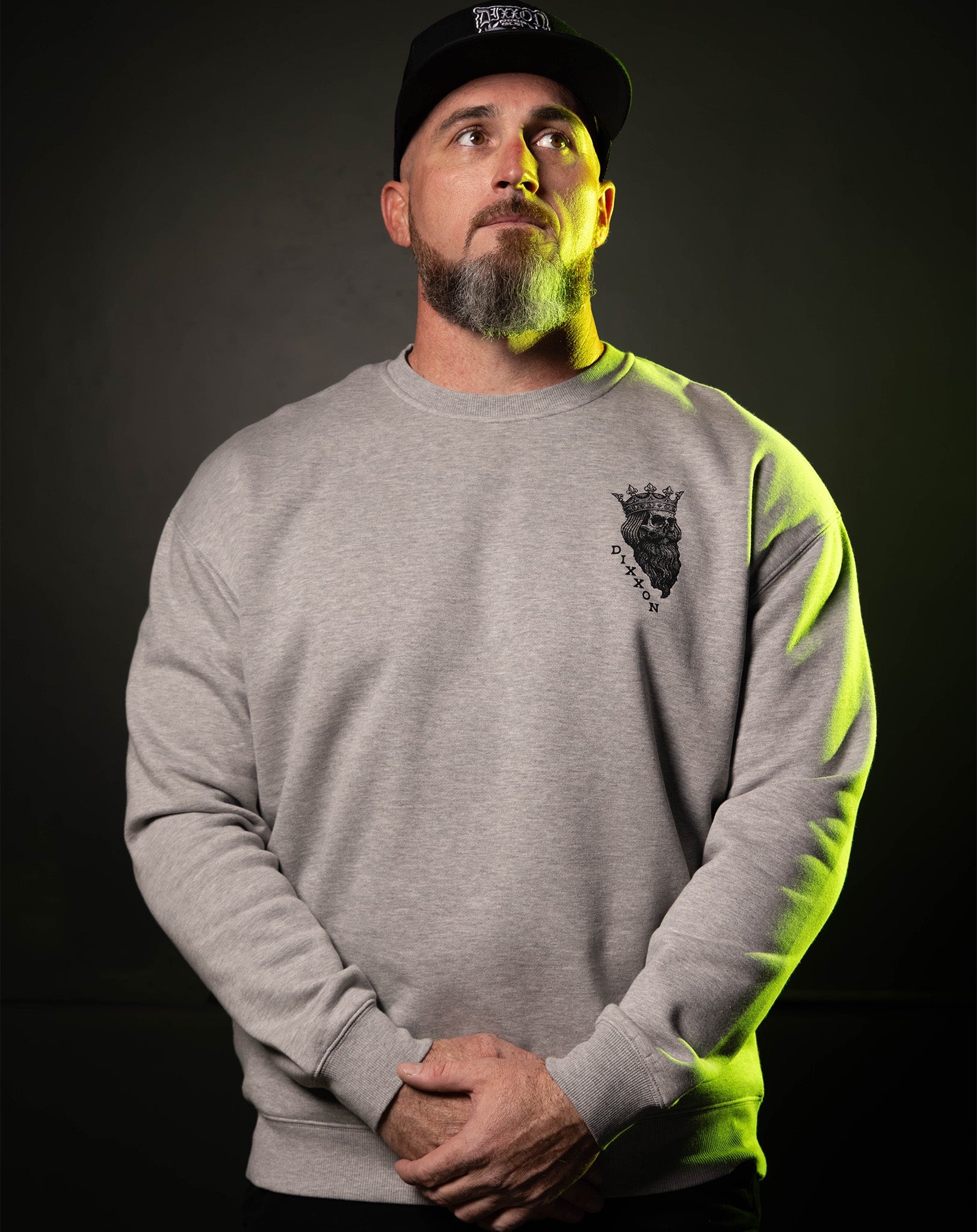 The King Crewneck Sweatshirt - Heather Gray | Dixxon Flannel Co.