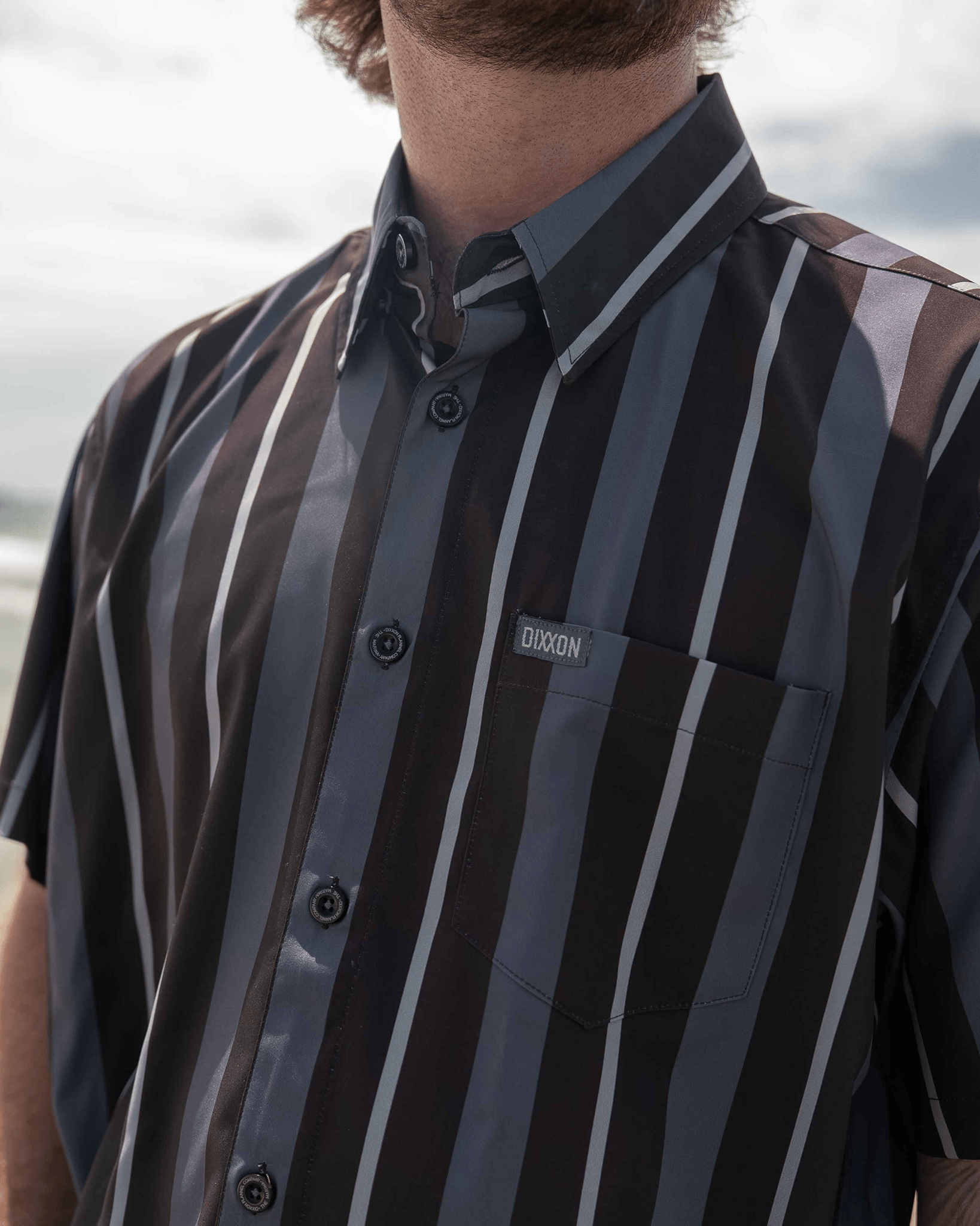 The Marina Party Shirt - Gray & Black - Dixxon Flannel Co.