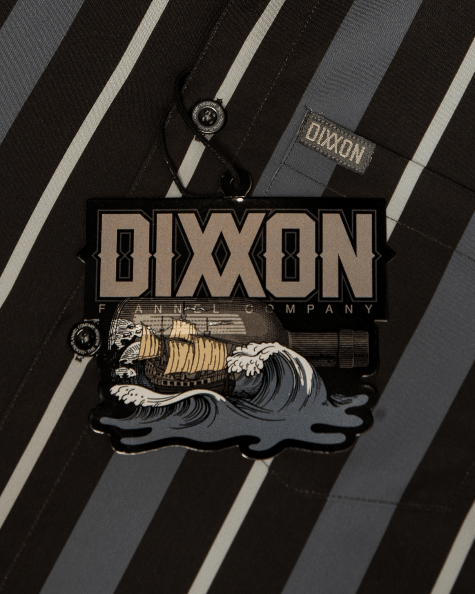 The Marina Party Shirt - Gray & Black - Dixxon Flannel Co.