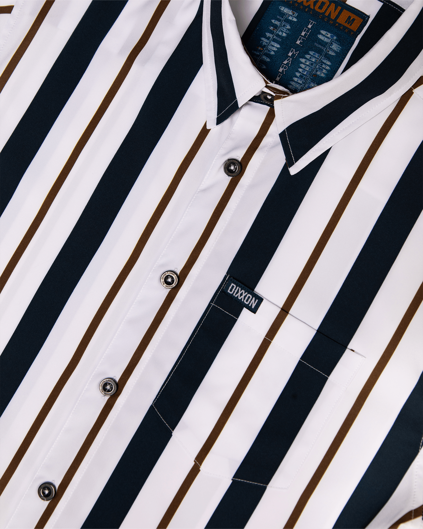 The Marina Party Shirt - Navy & White - Dixxon Flannel Co.