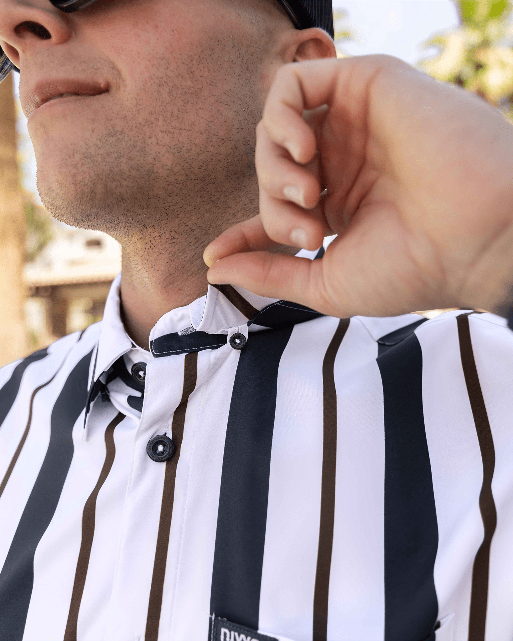The Marina Party Shirt - Navy & White - Dixxon Flannel Co.