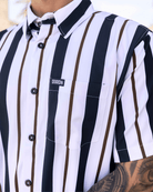 The Marina Party Shirt - Navy & White - Dixxon Flannel Co.