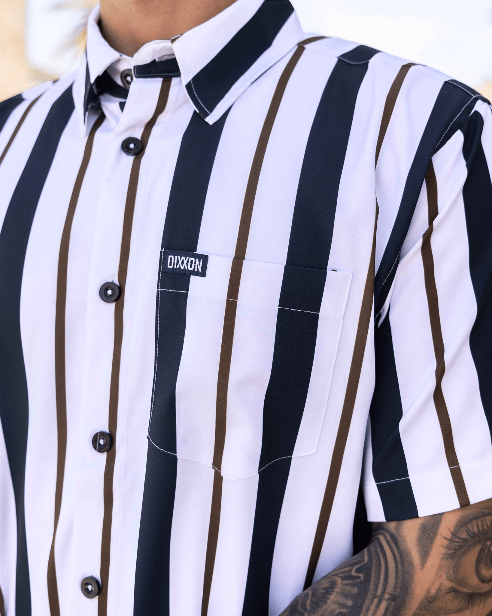 The Marina Party Shirt - Navy & White - Dixxon Flannel Co.