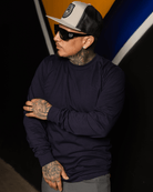 The Perfect Long Sleeve Tee - Navy Blue - Dixxon Flannel Co.