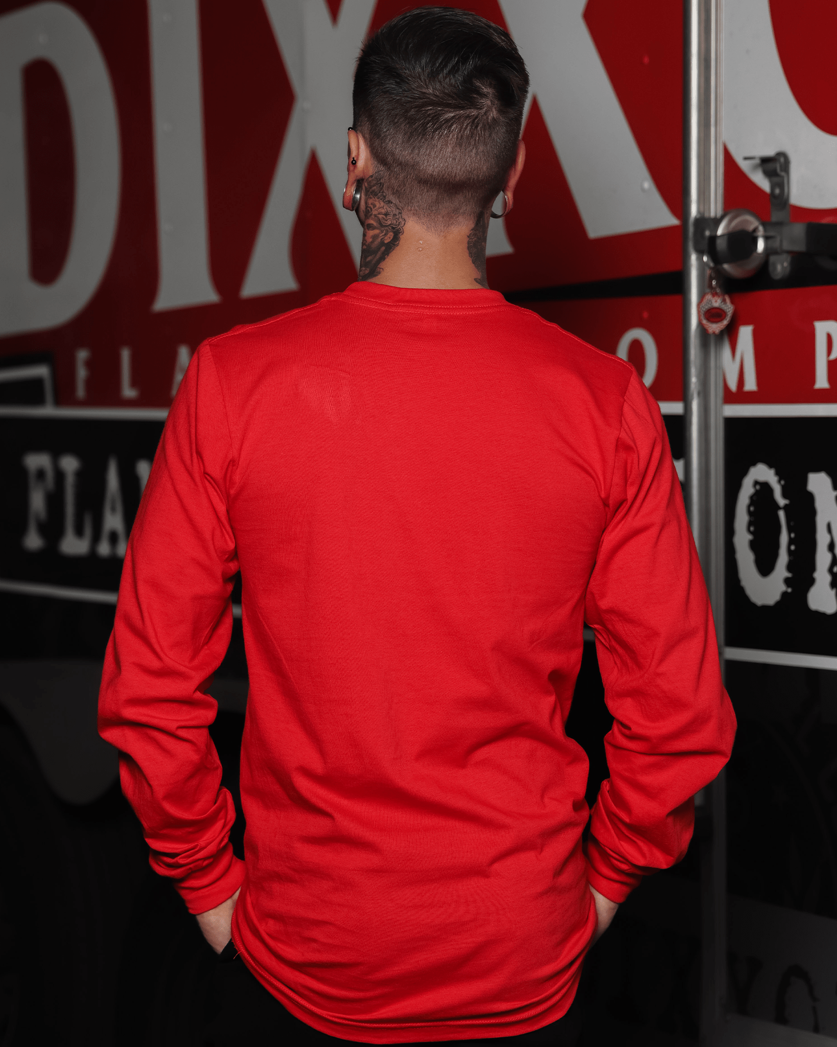 The Perfect Long Sleeve Tee - Red - Dixxon Flannel Co.