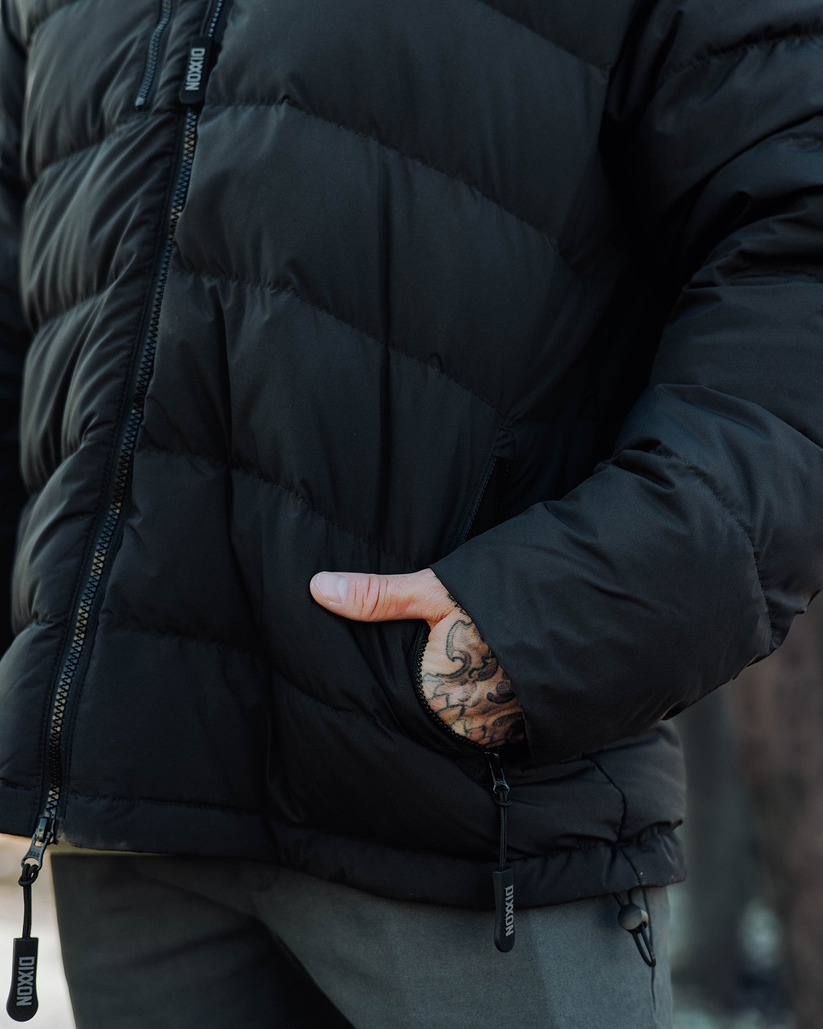 The Ridge Down Jacket - Black | Dixxon Flannel Co.