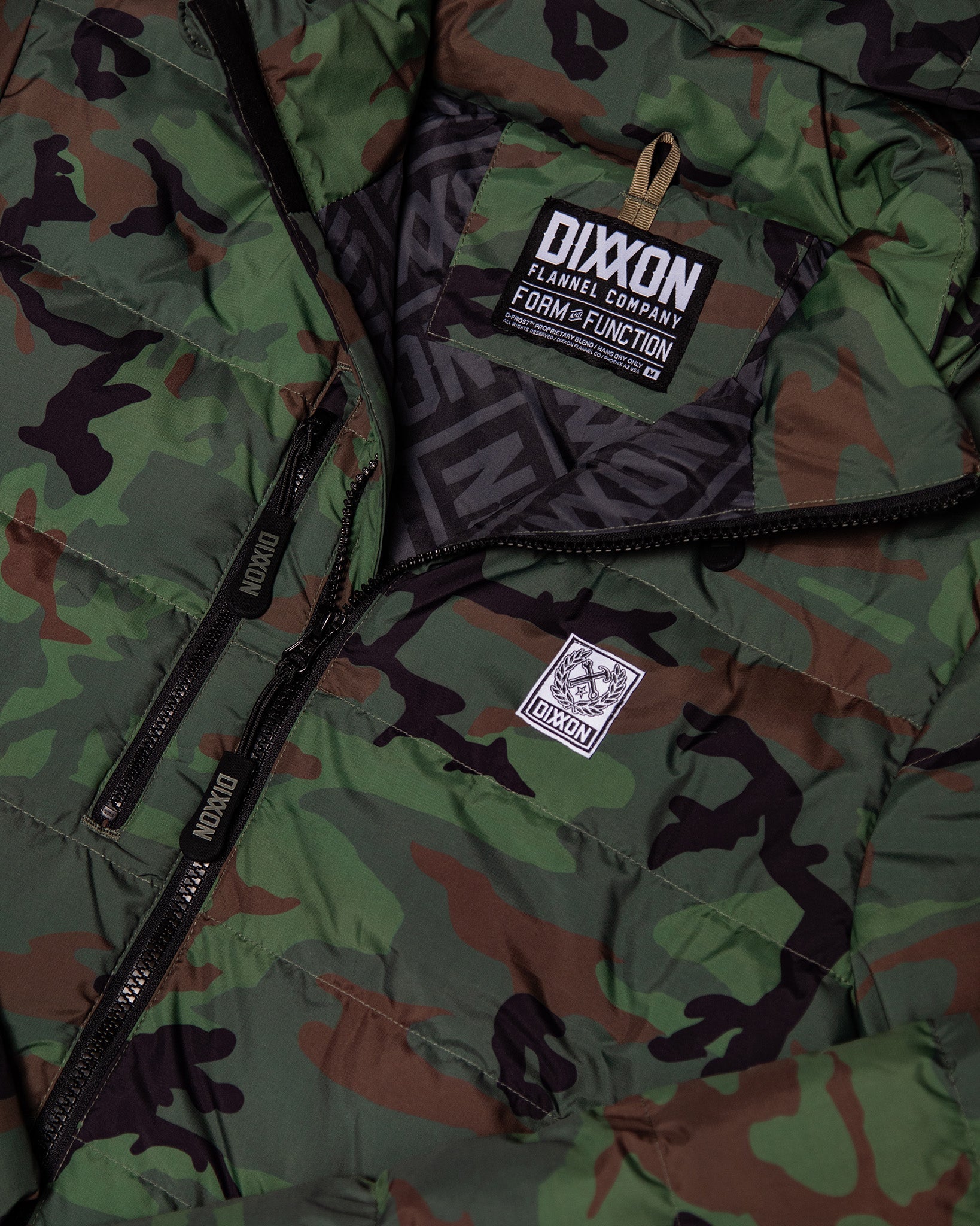 The Ridge Down Jacket - Camo | Dixxon Flannel Co.