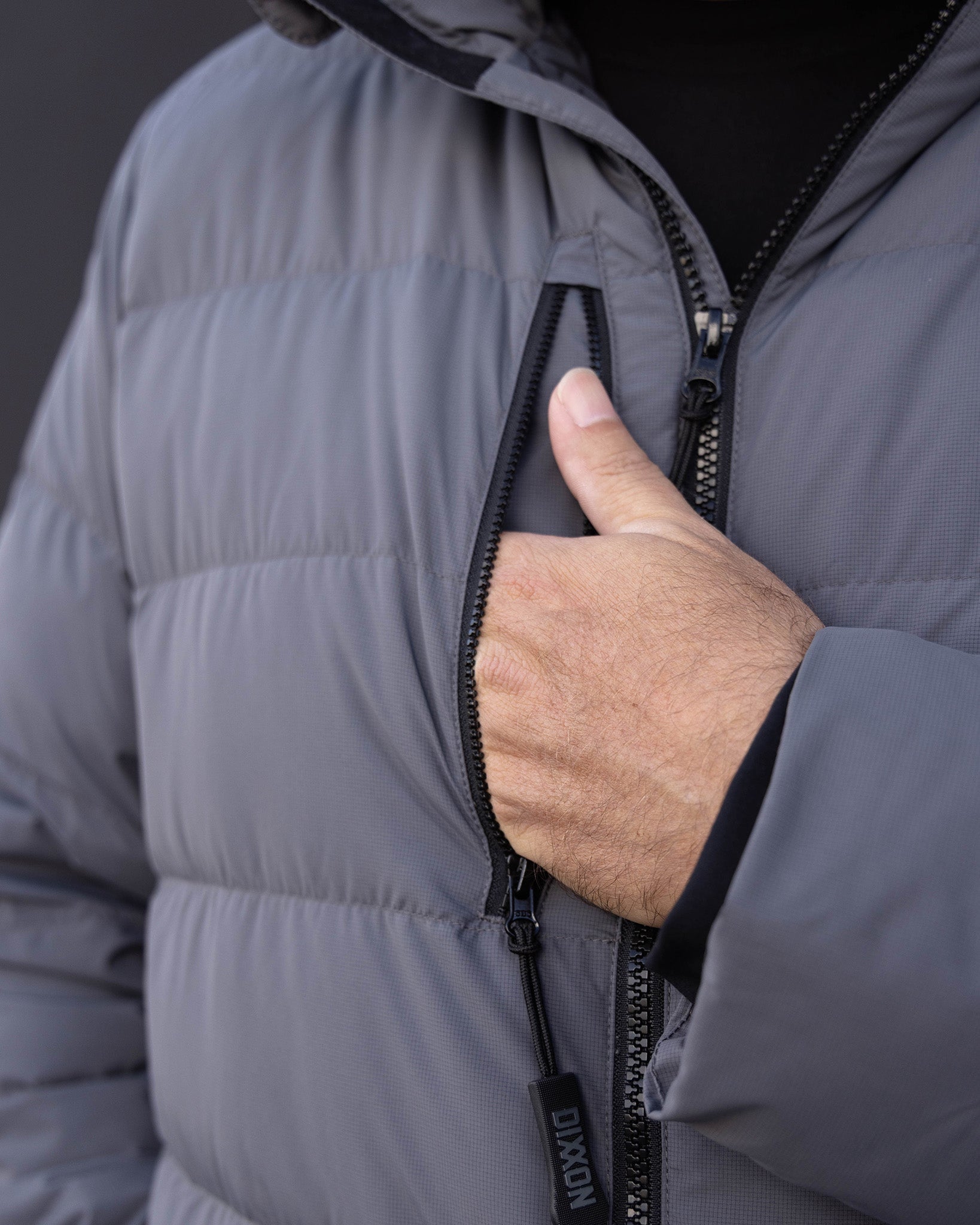 The Ridge Down Jacket - Gray - Dixxon Flannel Co.