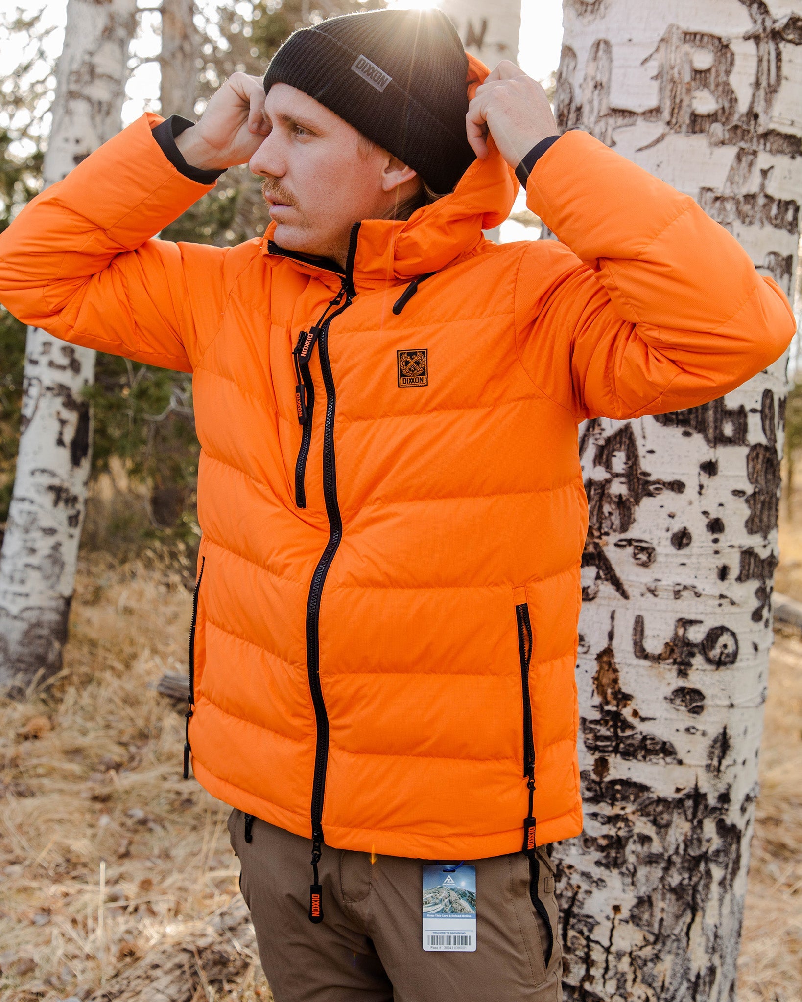 The Ridge Down Jacket - Orange | Dixxon Flannel Co.
