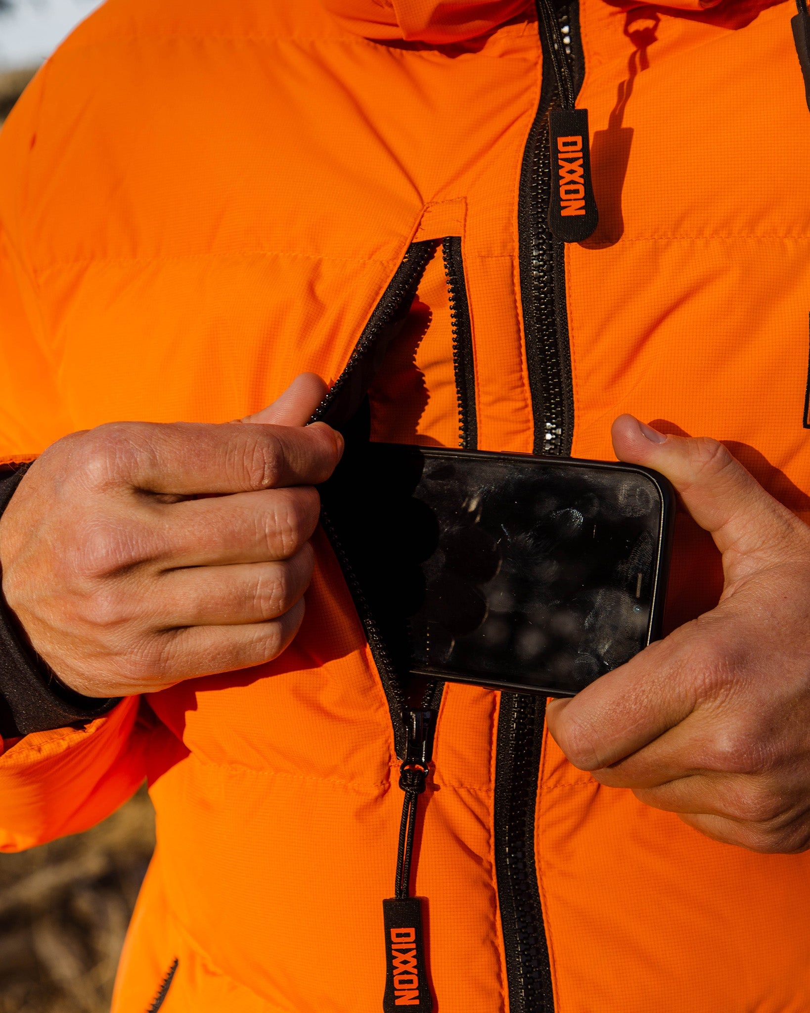 The Ridge Down Jacket - Orange | Dixxon Flannel Co.