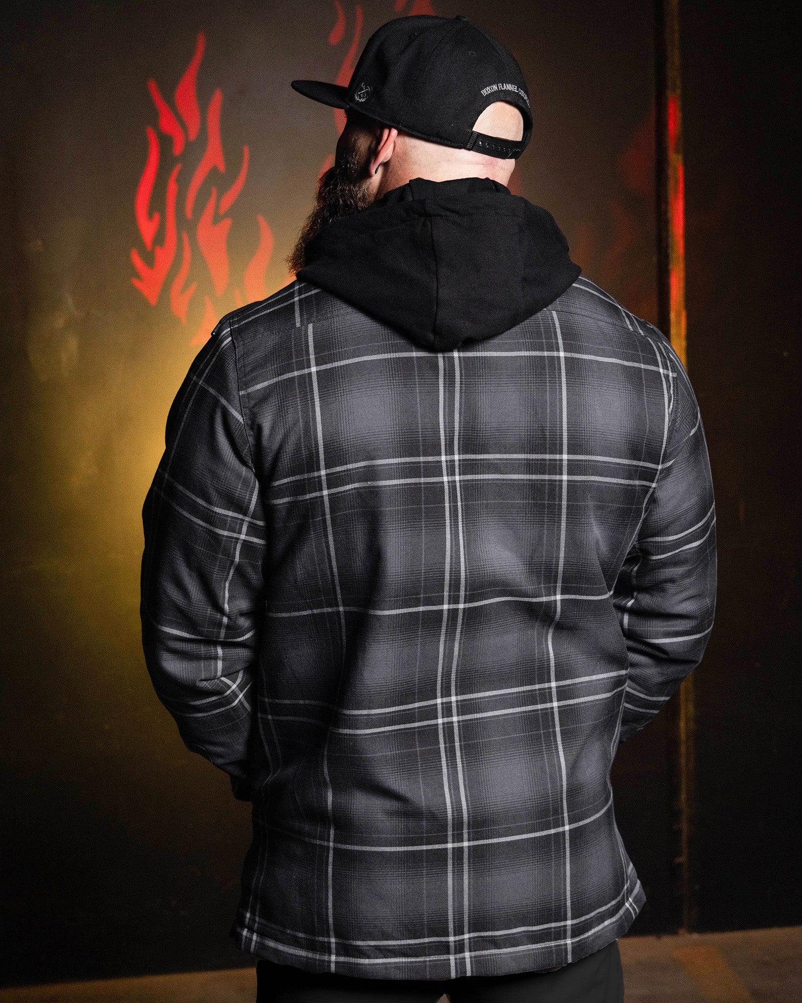 Ritual Hooded Flannel Jacket by Dixxon: Shop Now
