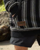 The Smuggler Hoodie - Black & Gray - Dixxon Flannel Co.