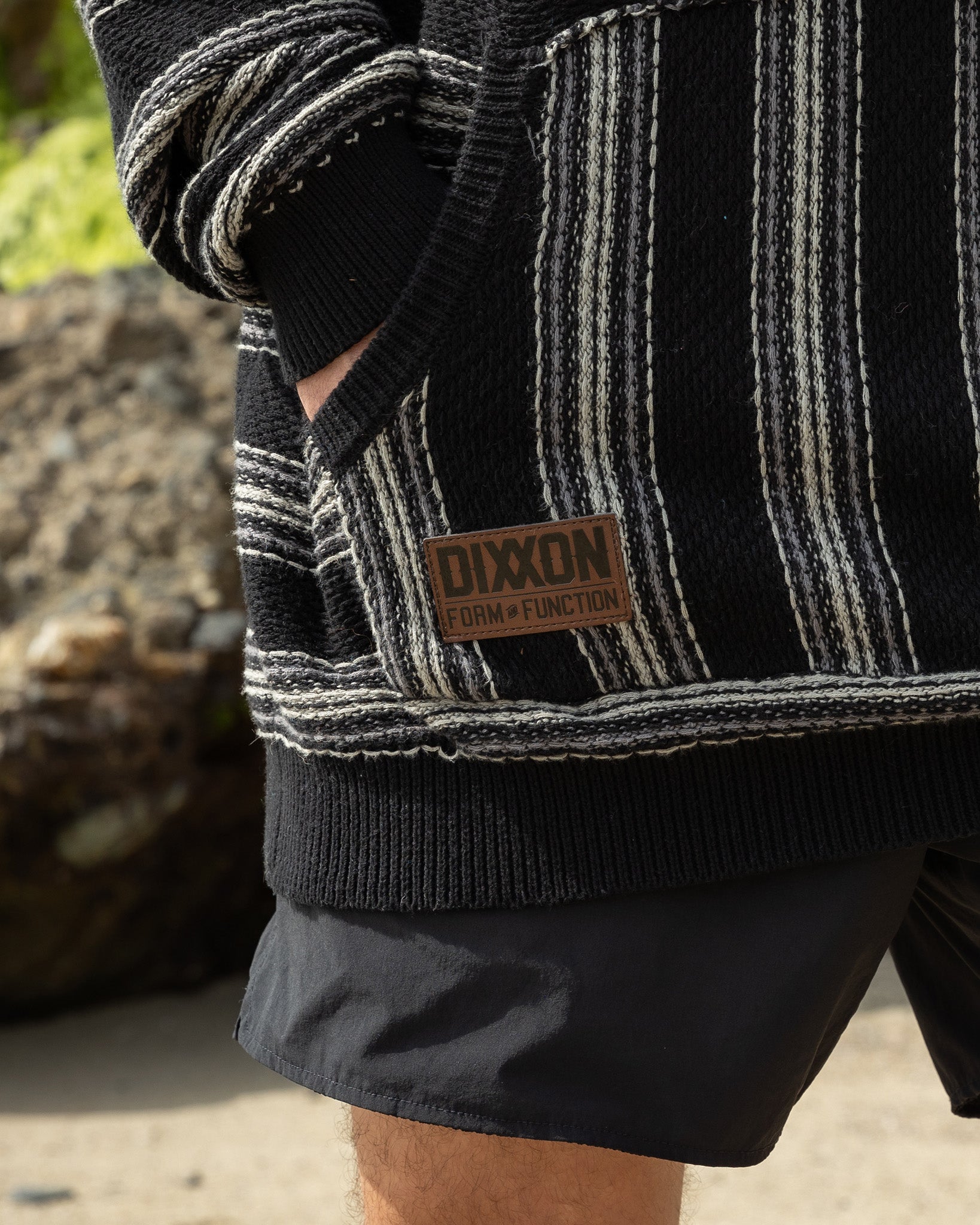 The Smuggler Hoodie - Black & Gray - Dixxon Flannel Co.