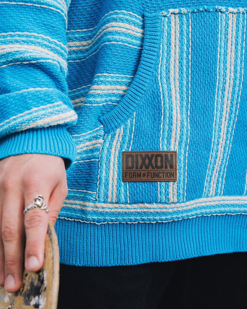 The Smuggler Hoodie - Blue & White - Dixxon Flannel Co.