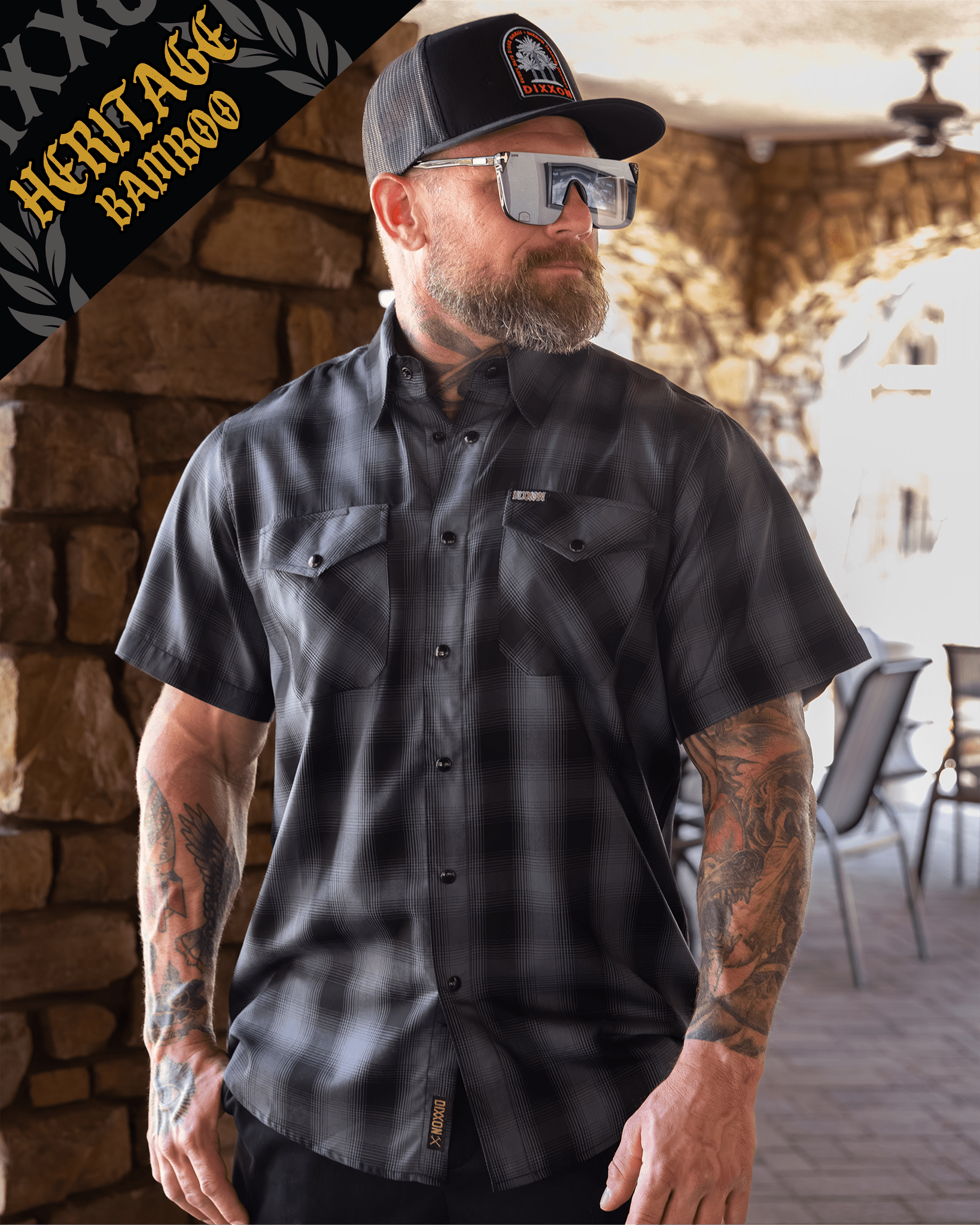 The Storm Heritage Bamboo Short Sleeve | Dixxon Flannel Co.