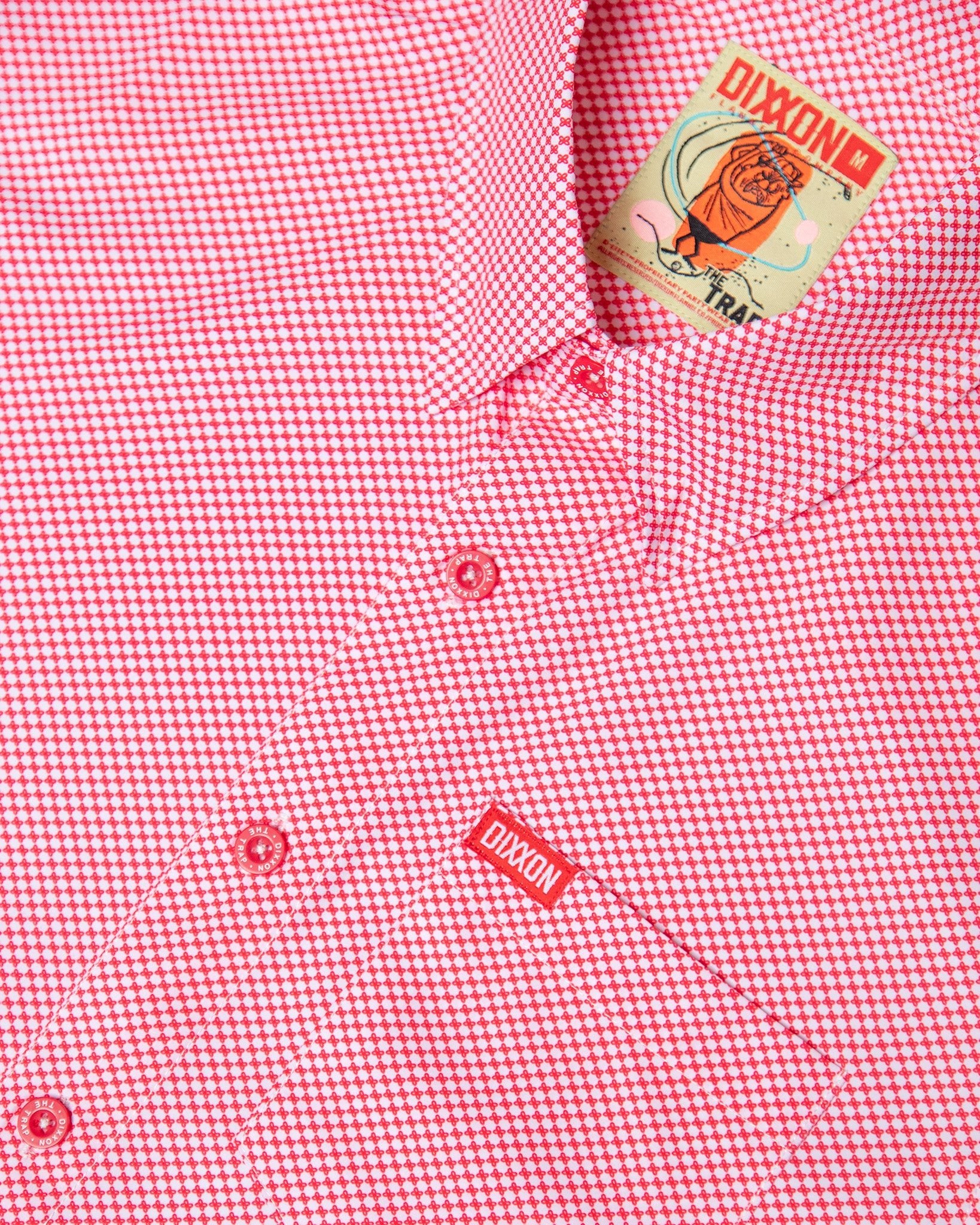 The Trap Party Shirt - Red & White - Dixxon Flannel Co.