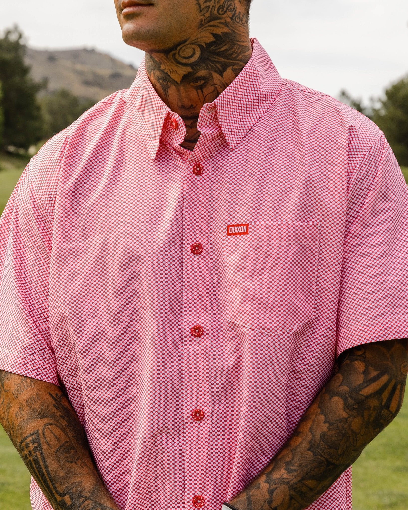 The Trap Party Shirt - Red & White - Dixxon Flannel Co.