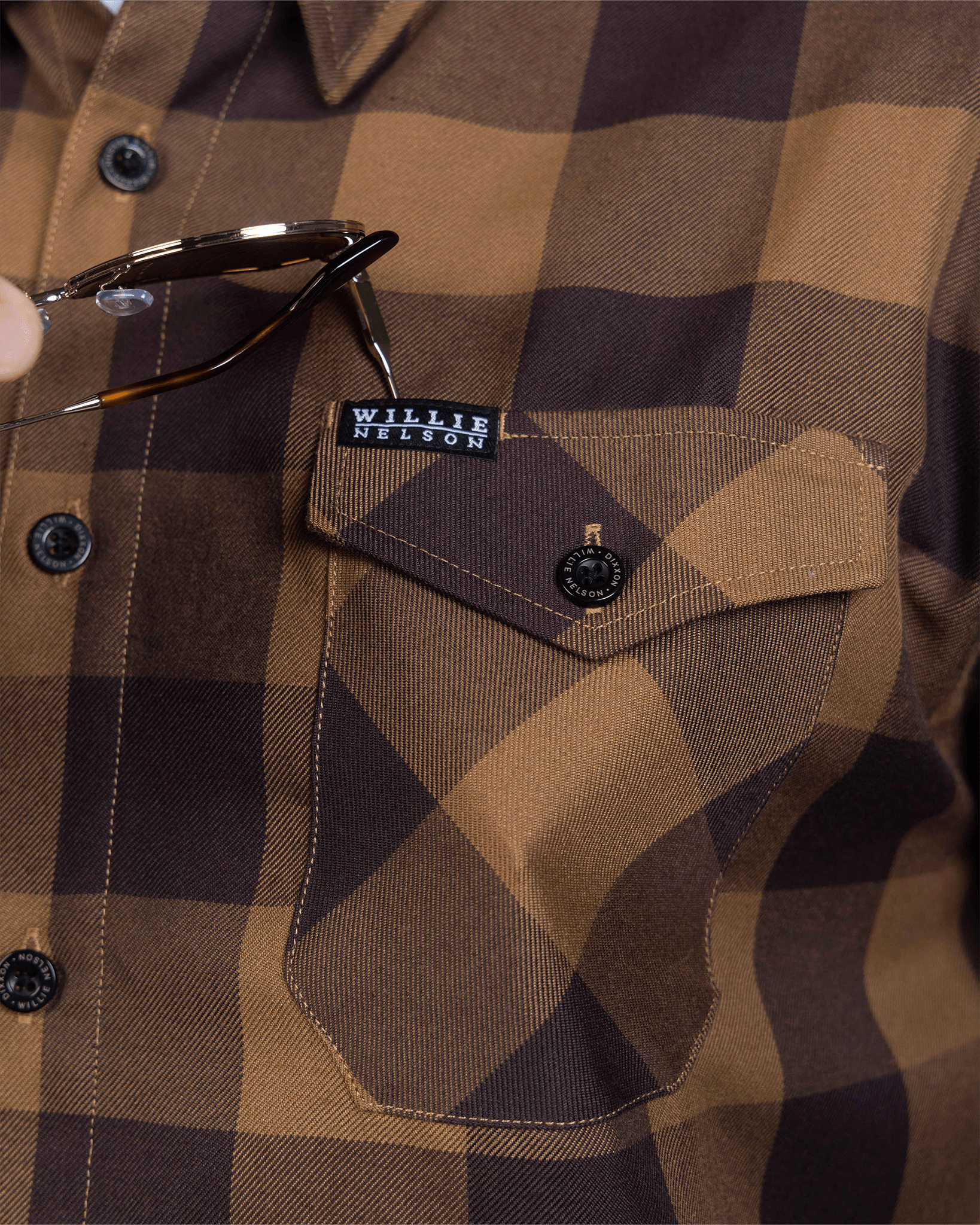 The Willie Nelson Flannel - Dixxon Flannel Co.
