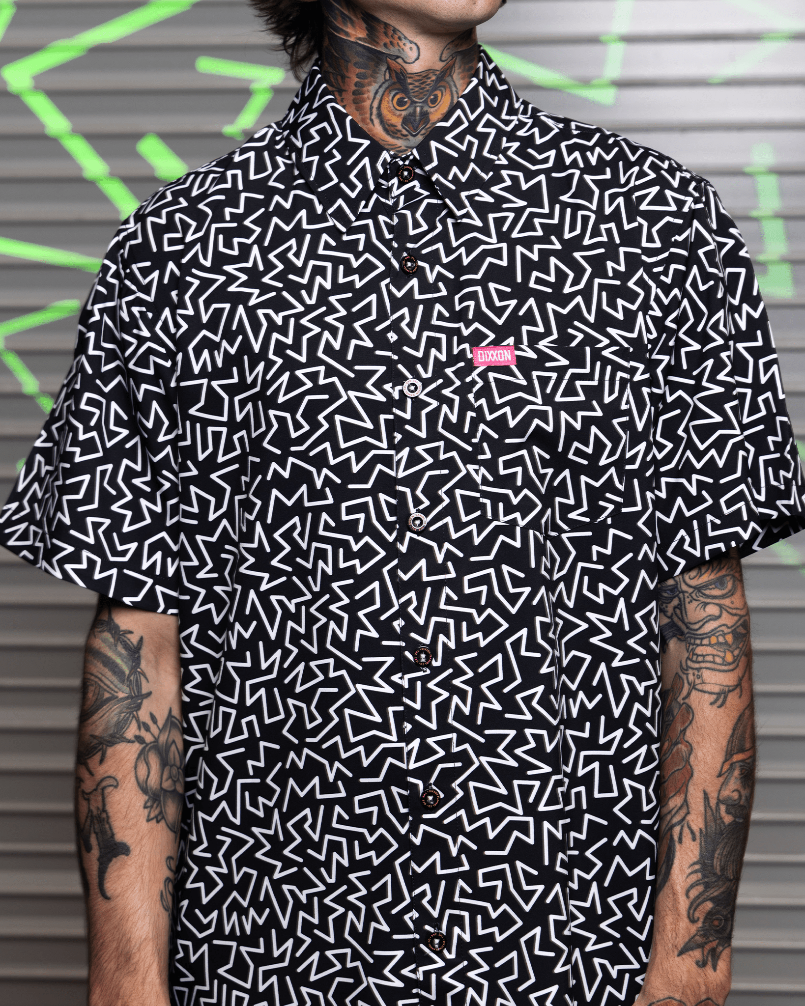 The Zag Party Shirt - Black & White - Dixxon Flannel Co.