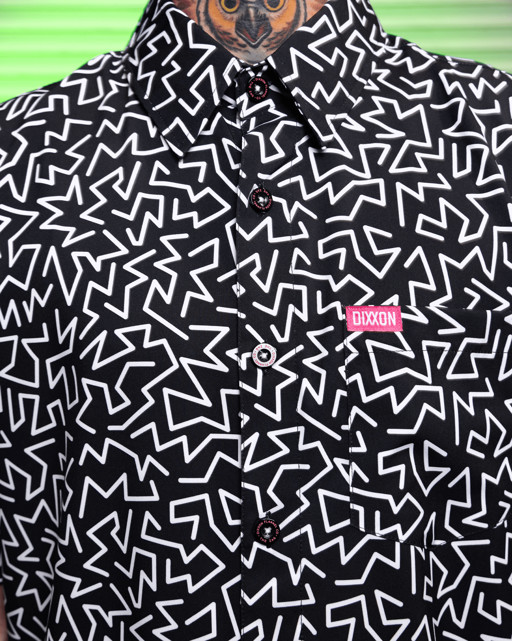 The Zag Party Shirt - Black & White - Dixxon Flannel Co.