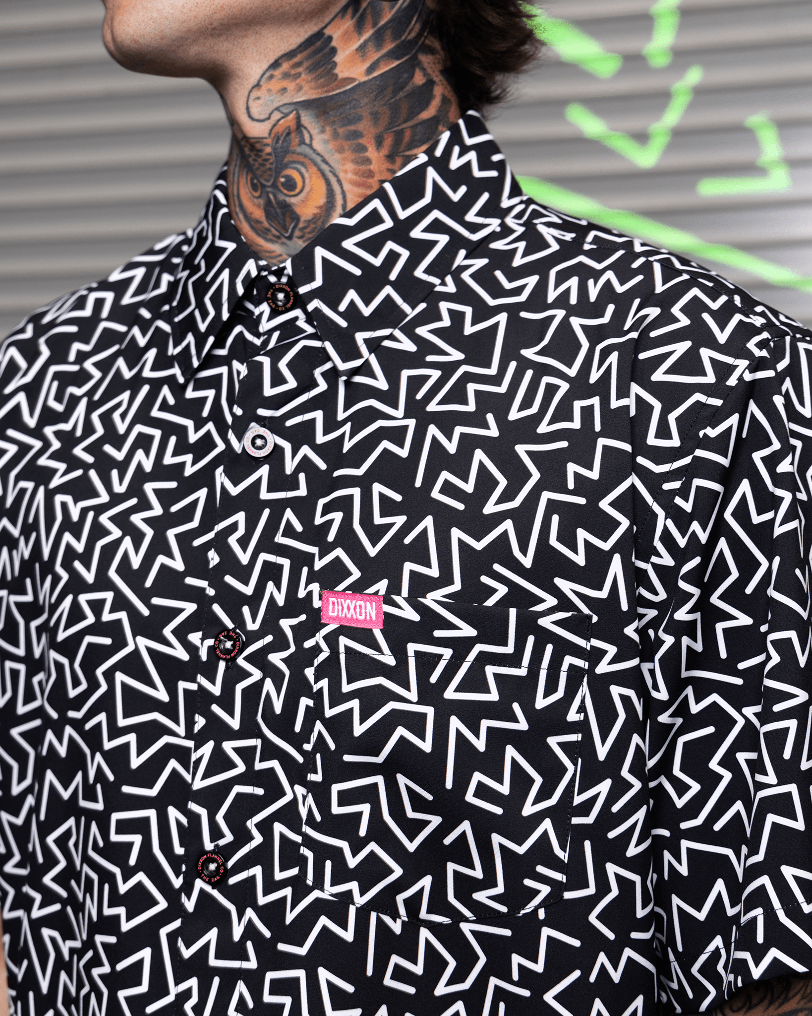 The Zag Party Shirt - Black & White - Dixxon Flannel Co.