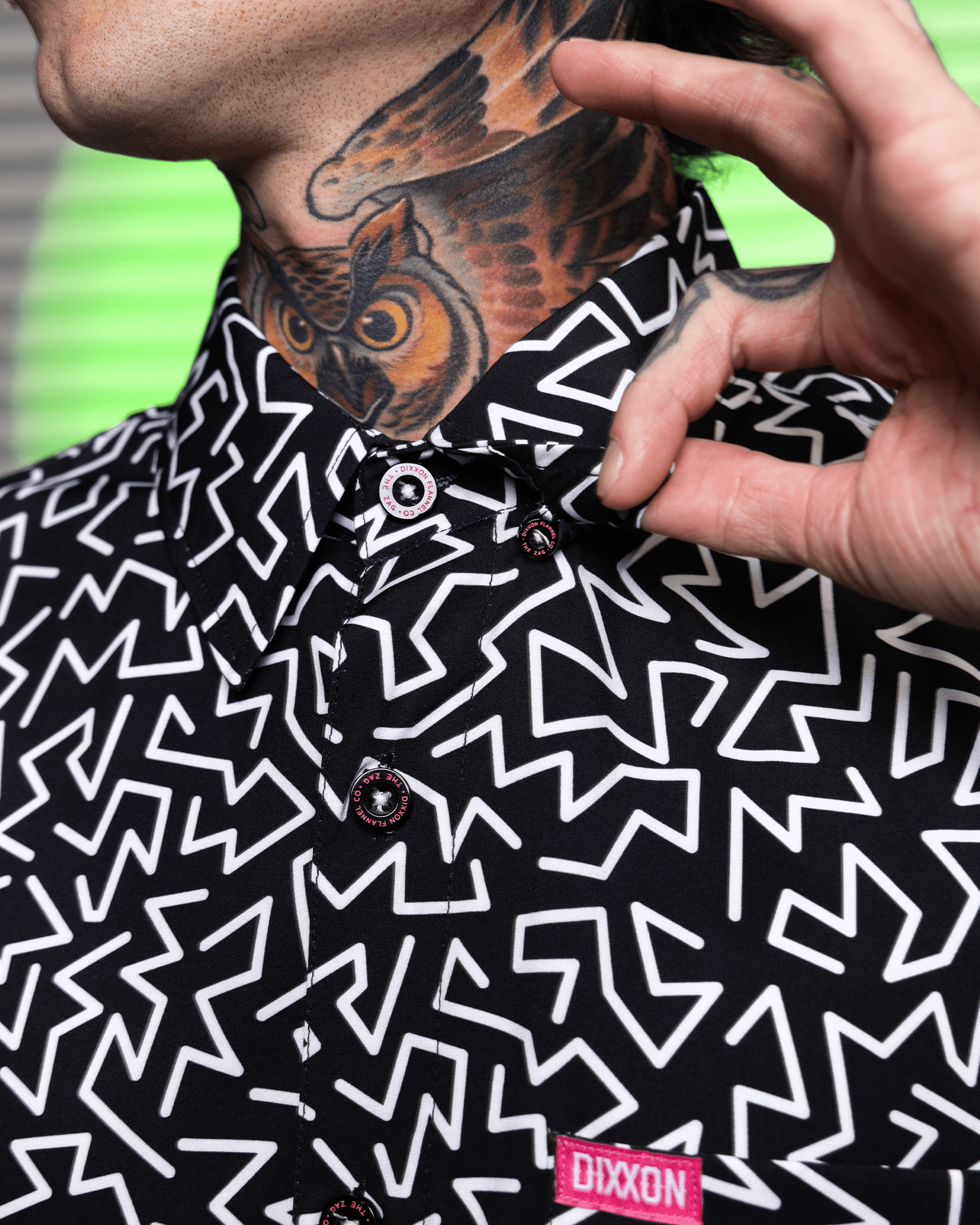 The Zag Party Shirt - Black & White - Dixxon Flannel Co.