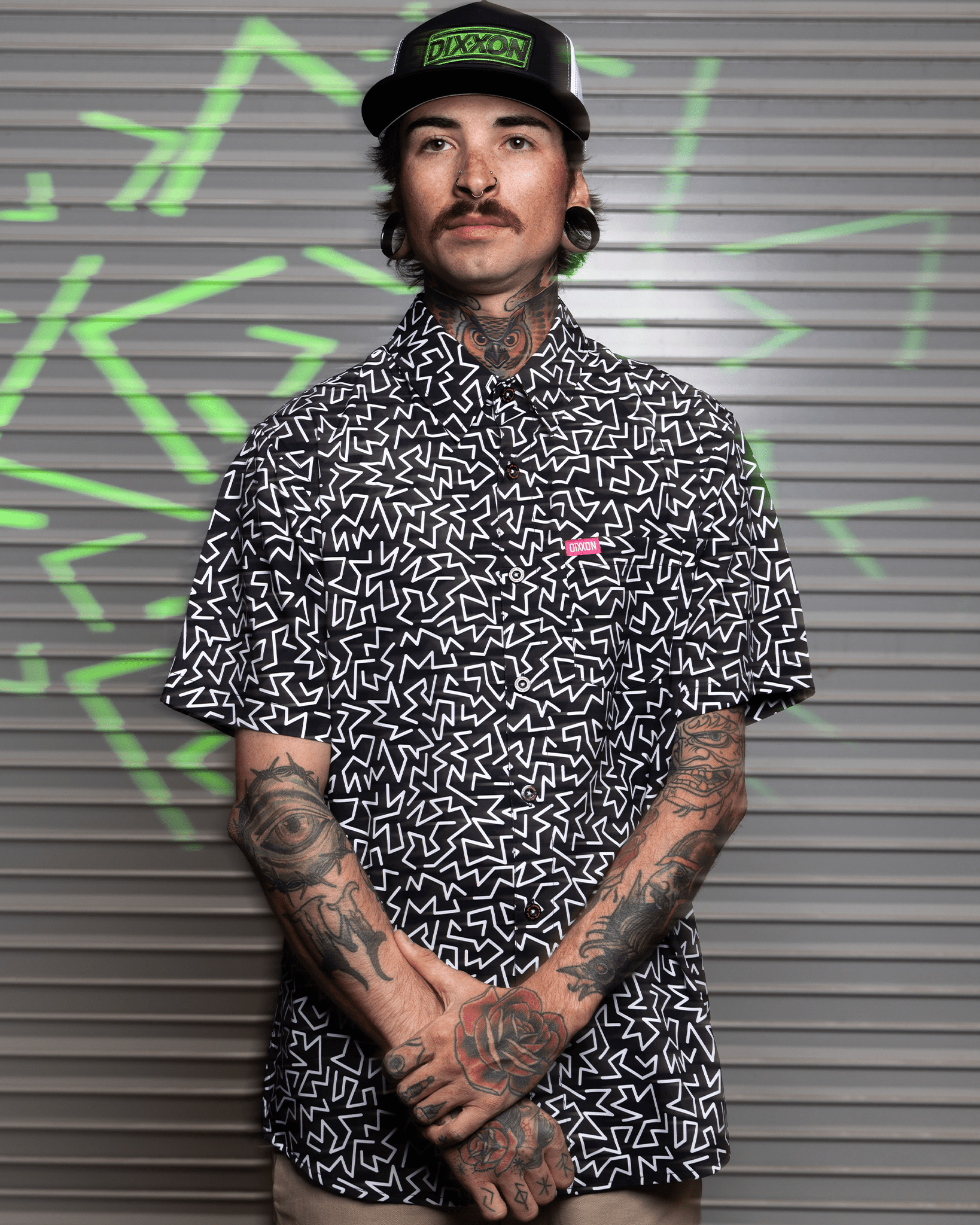 The Zag Party Shirt - Black & White - Dixxon Flannel Co.