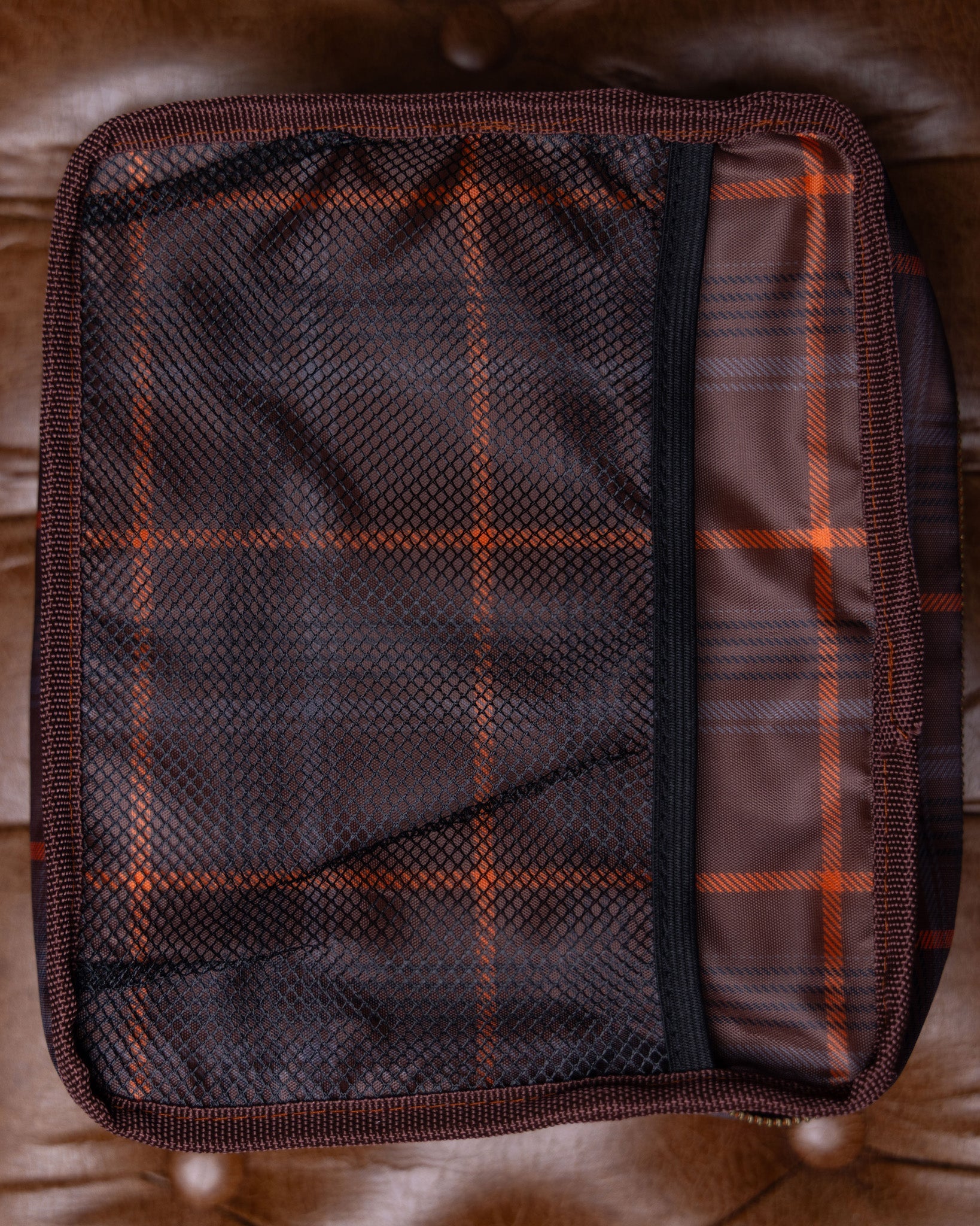 Toiletry Bag - Brown Leather - view 4