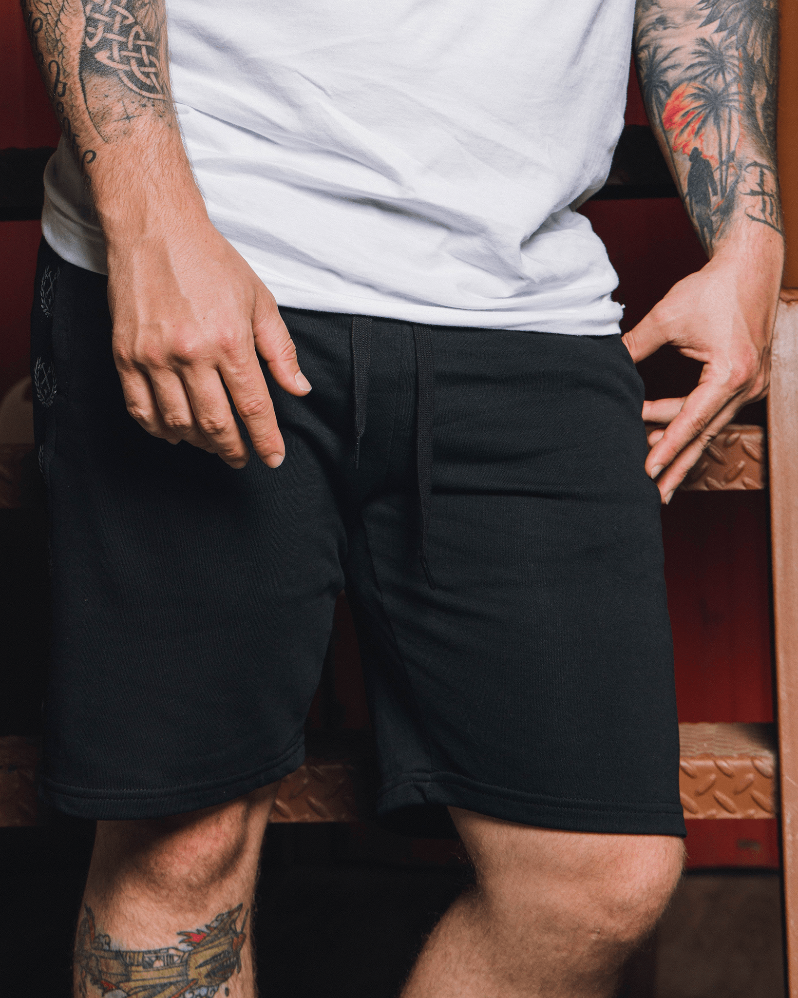 Track Shorts - Black - Dixxon Flannel Co.
