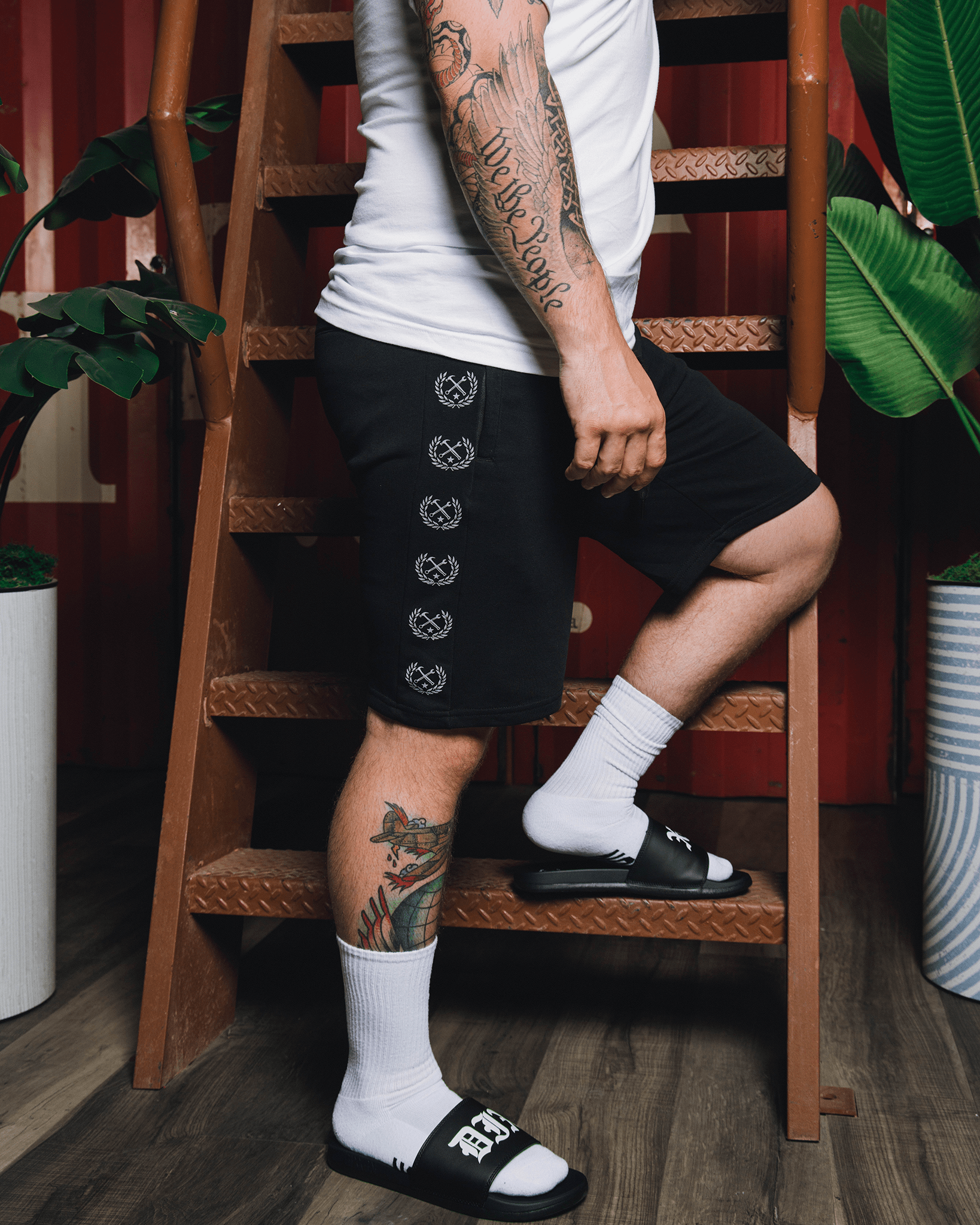 Track Shorts - Black - Dixxon Flannel Co.
