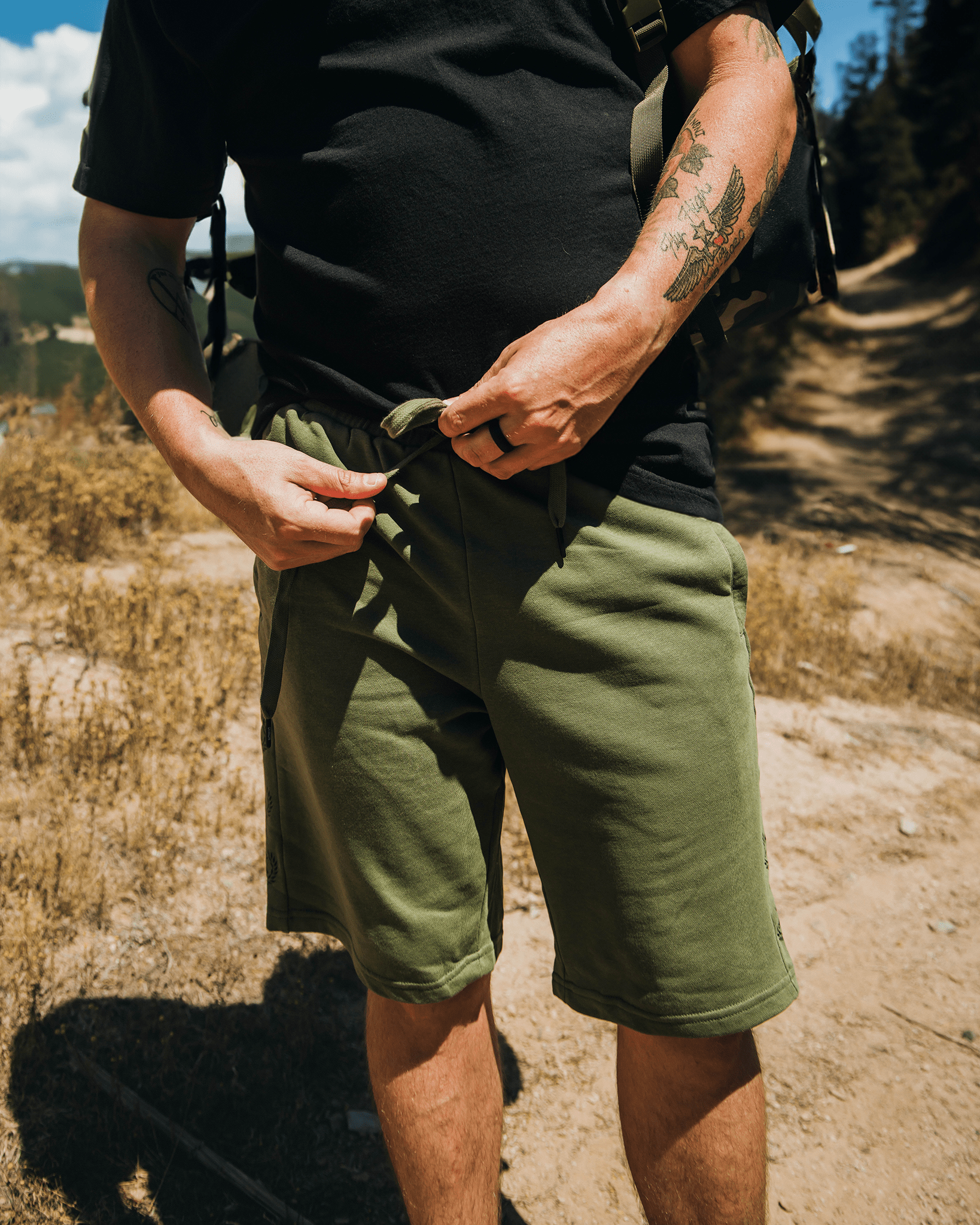 Track Shorts - O.D. Green - Dixxon Flannel Co.