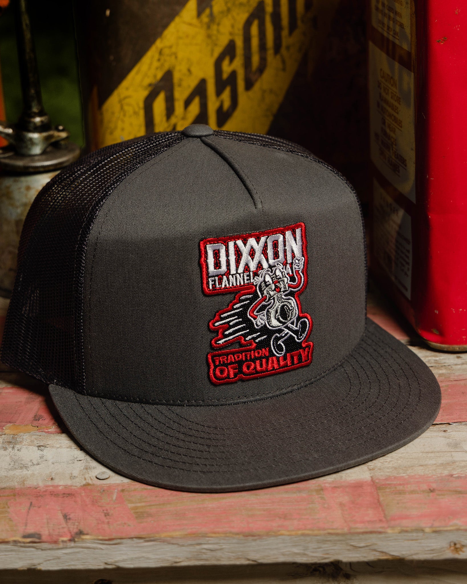 Traditions of Quality Flat Bill Trucker Snapback - Dixxon Flannel Co.