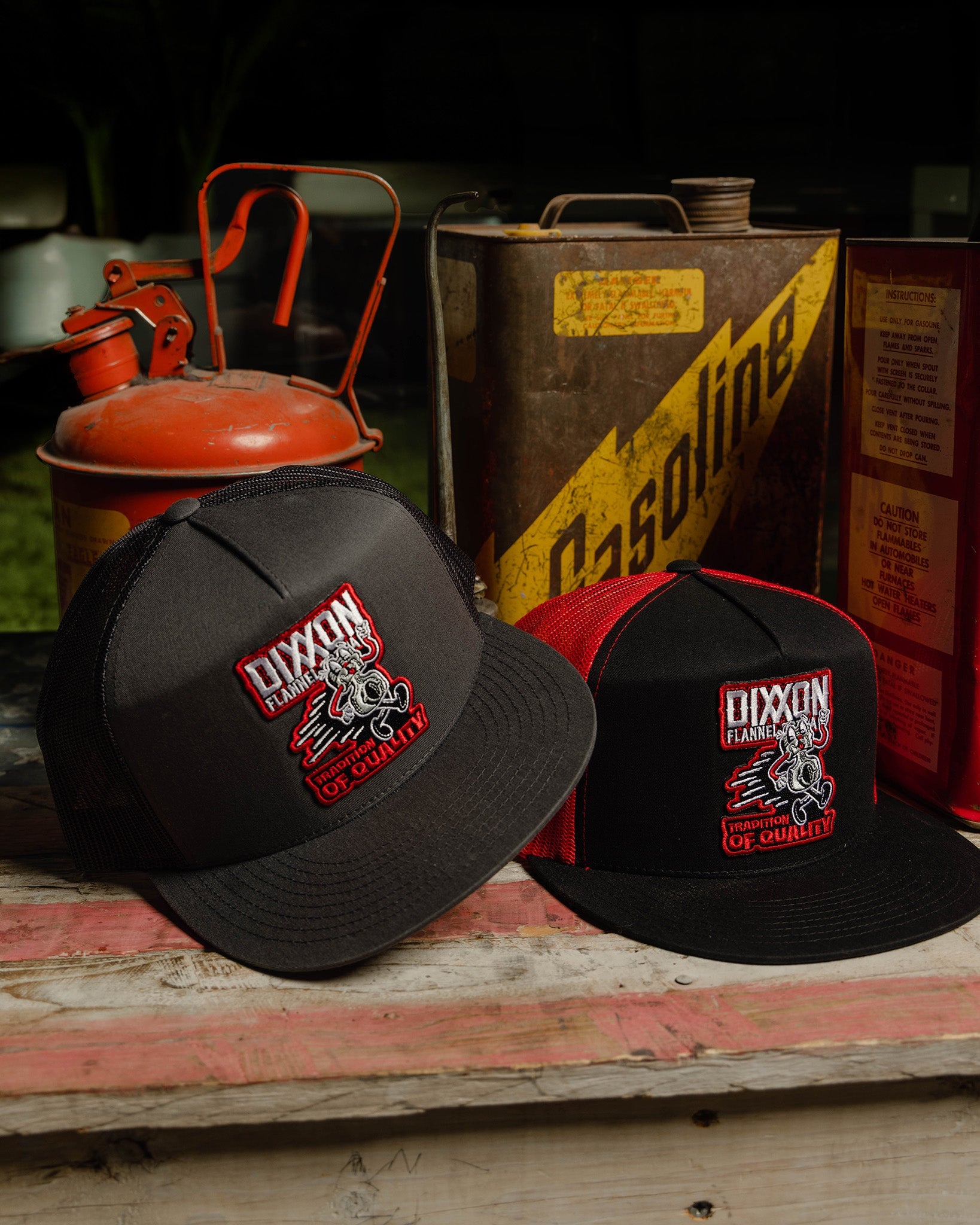 Traditions of Quality Flat Bill Trucker Snapback - Dixxon Flannel Co.