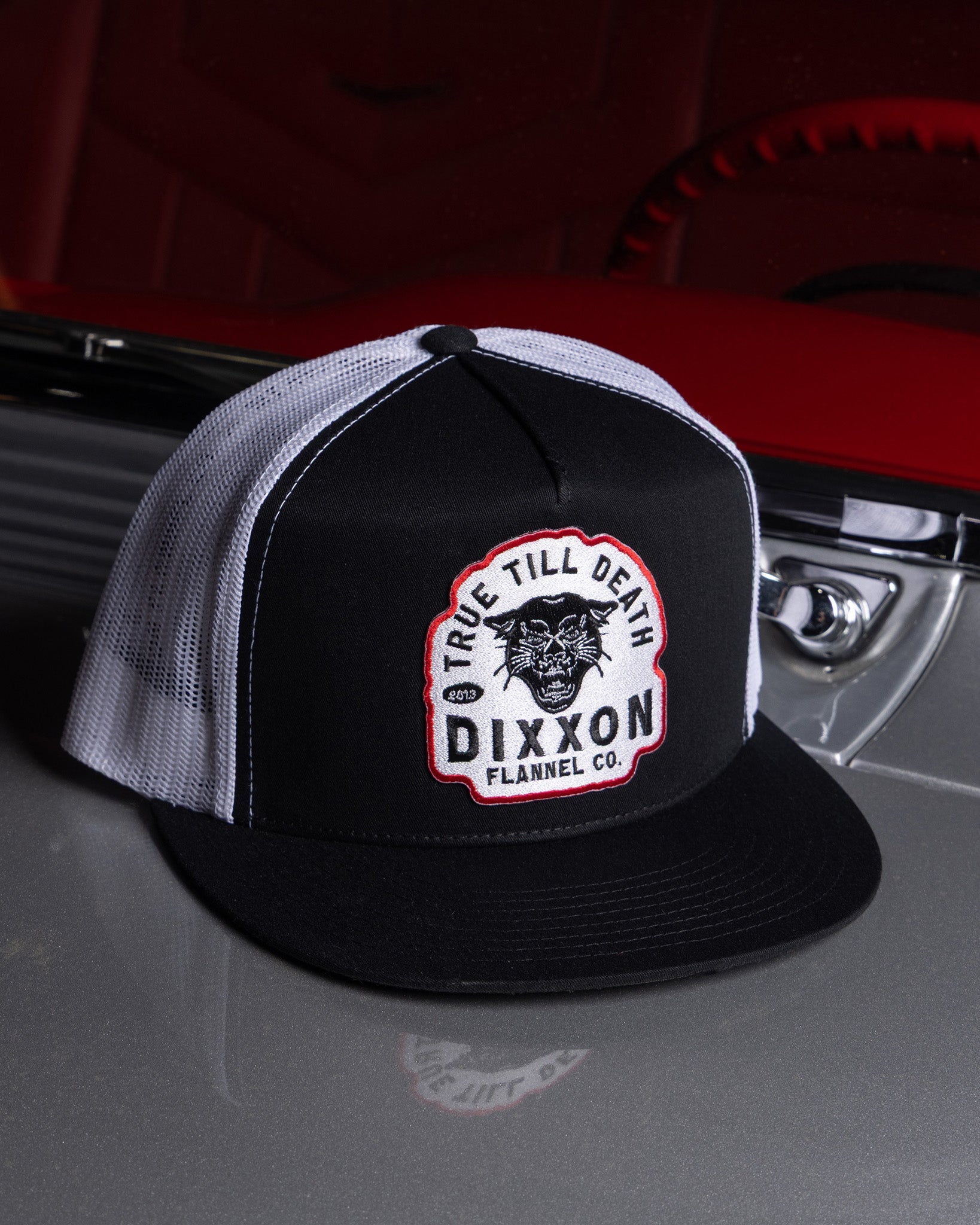 True Till Death Flat Bill Trucker Snapback - view 2