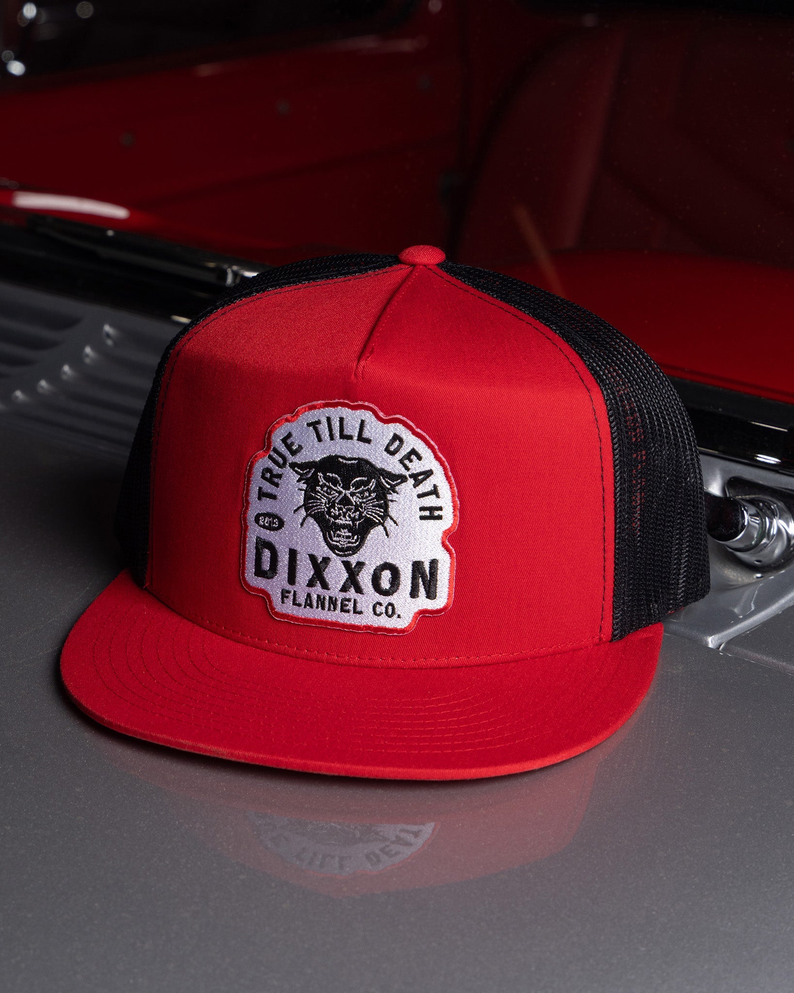 True Till Death Flat Bill Trucker Snapback - view 3