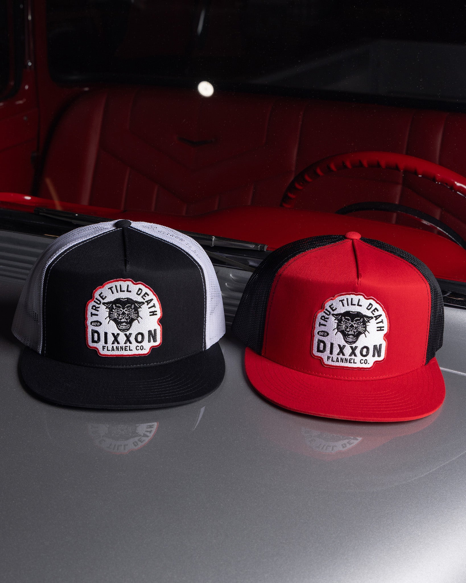 True Till Death Flat Bill Trucker Snapback - view 1