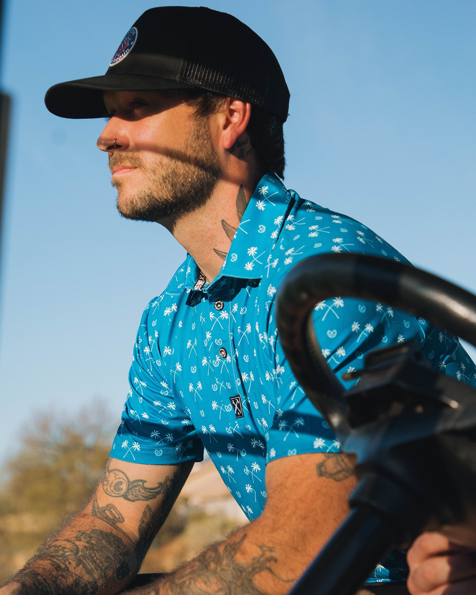 Twin Palms Party Polo by Dixxon: Shop Now
