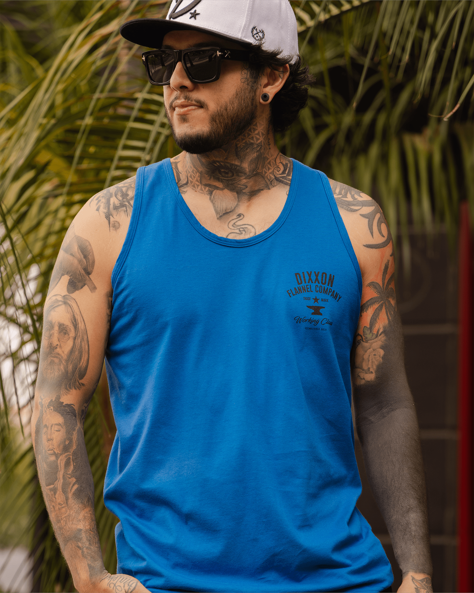 Union Tank - Royal Blue - Dixxon Flannel Co. view 3