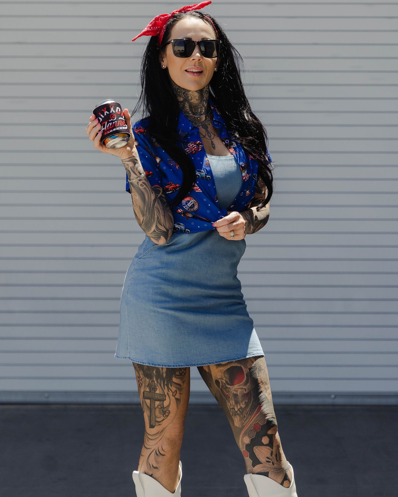 Uptown Dress - Blue Denim - Dixxon Flannel Co.