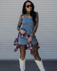Uptown Dress - Blue Denim