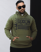 Us Against The World Pullover Hoodie - O.D. Green & Black - Dixxon Flannel Co.