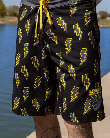 Voltage Boardshorts - Yellow & Black | Dixxon Flannel Co.
