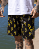 Voltage Boardshorts - Yellow & Black - Dixxon Flannel Co.