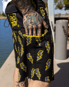 Voltage Boardshorts - Yellow & Black - Dixxon Flannel Co.