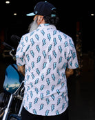 Voltage Party Shirt - Gray & Blue - Dixxon Flannel Co.