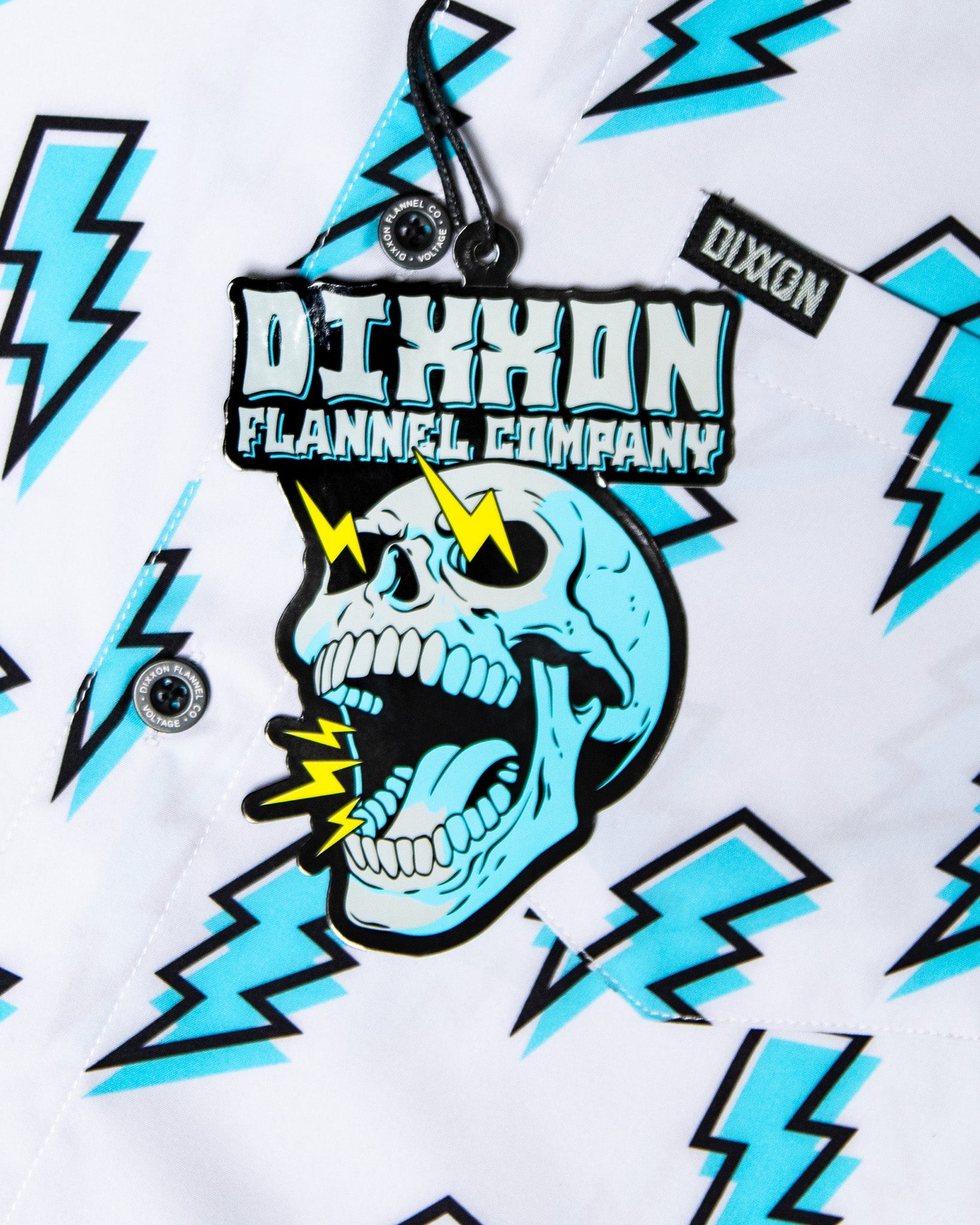 Voltage Party Shirt - Gray & Blue - Dixxon Flannel Co.