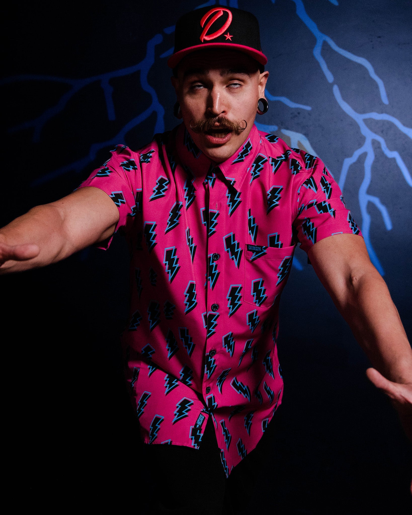 Voltage Party Shirt - Pink & Black - Dixxon Flannel Co.