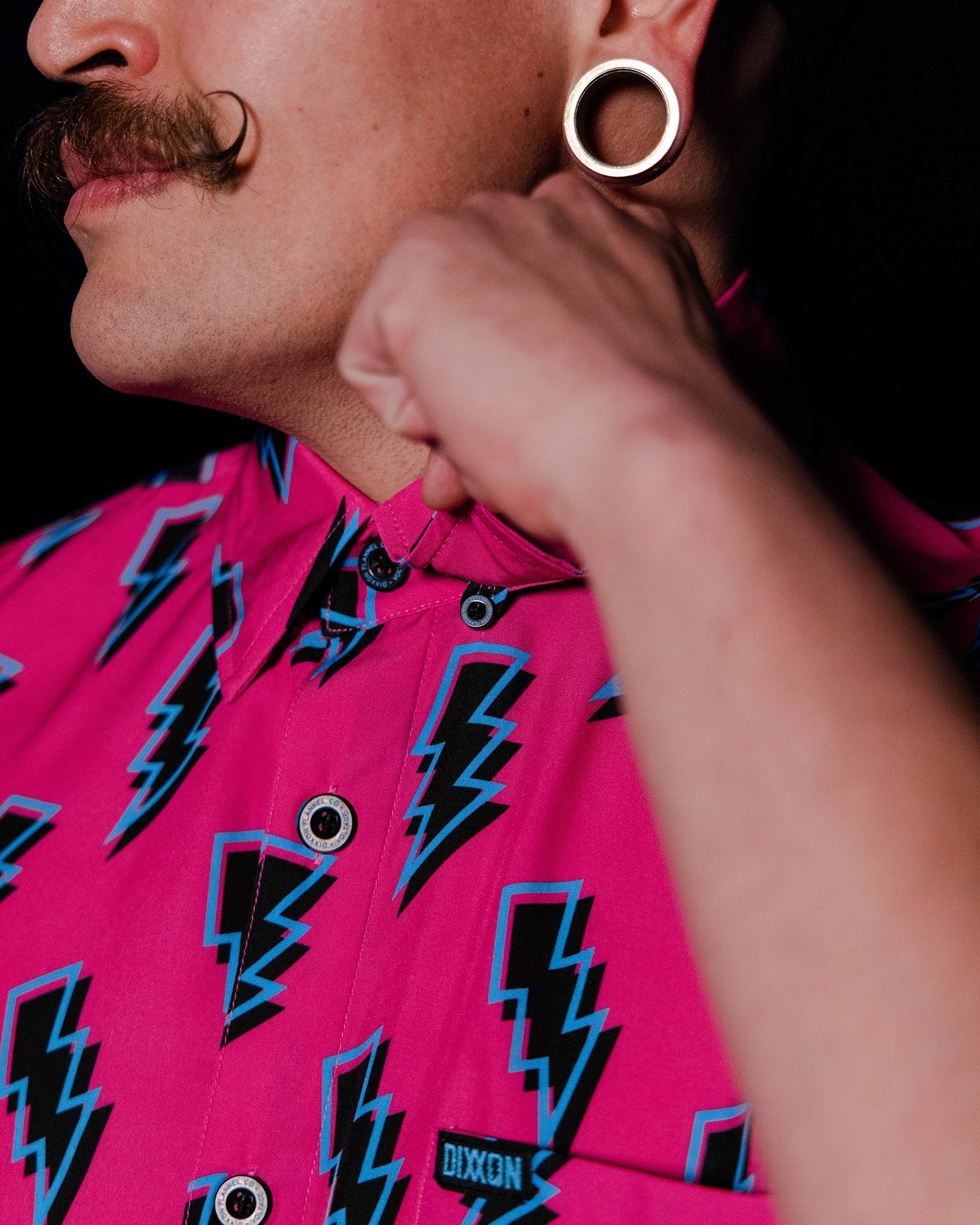Voltage Party Shirt - Pink & Black - Dixxon Flannel Co.