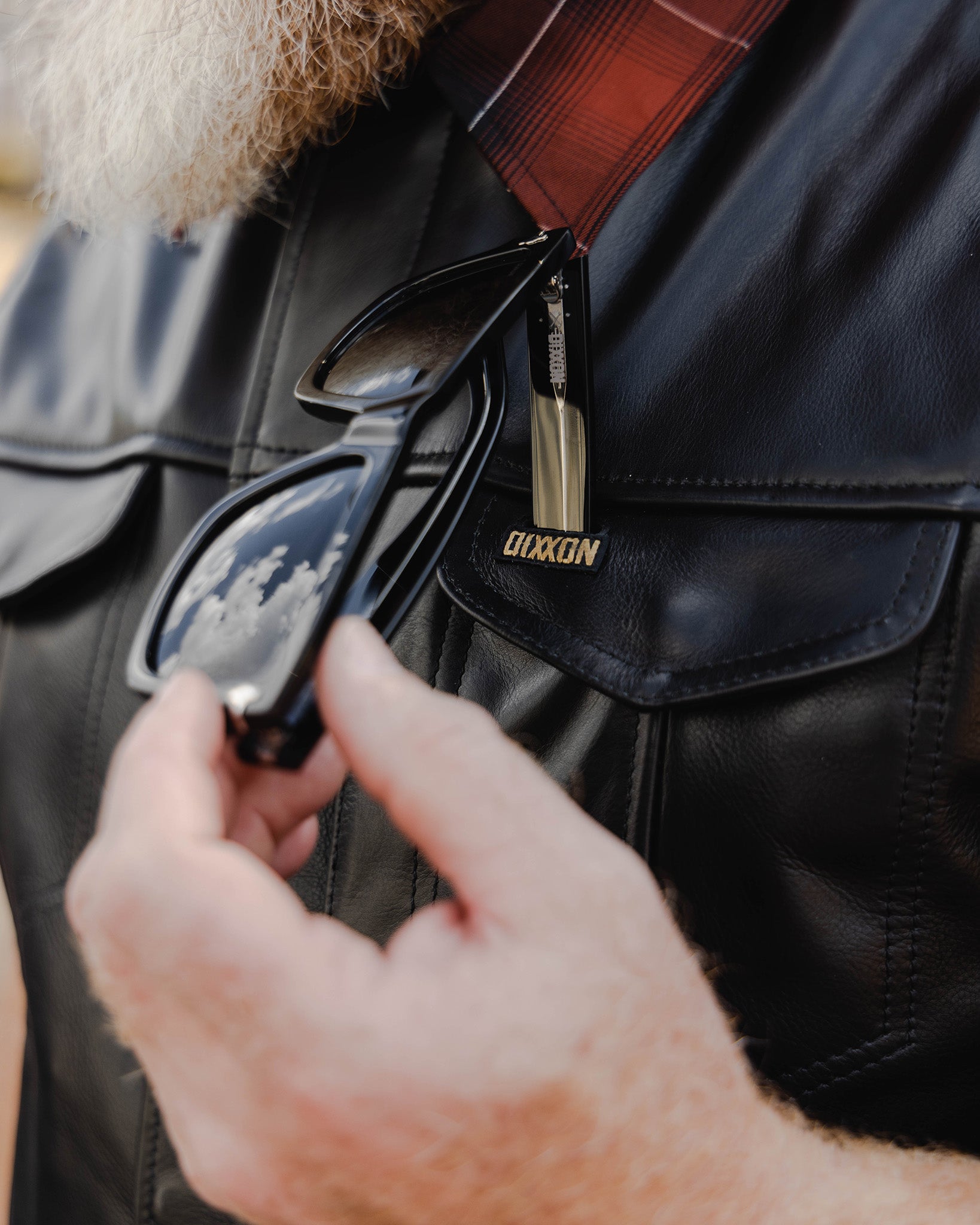 Walker Leather Vest - Black - Dixxon Flannel Co.